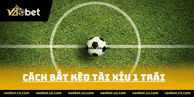 Cách bắt kèo tài xỉu 1 trái